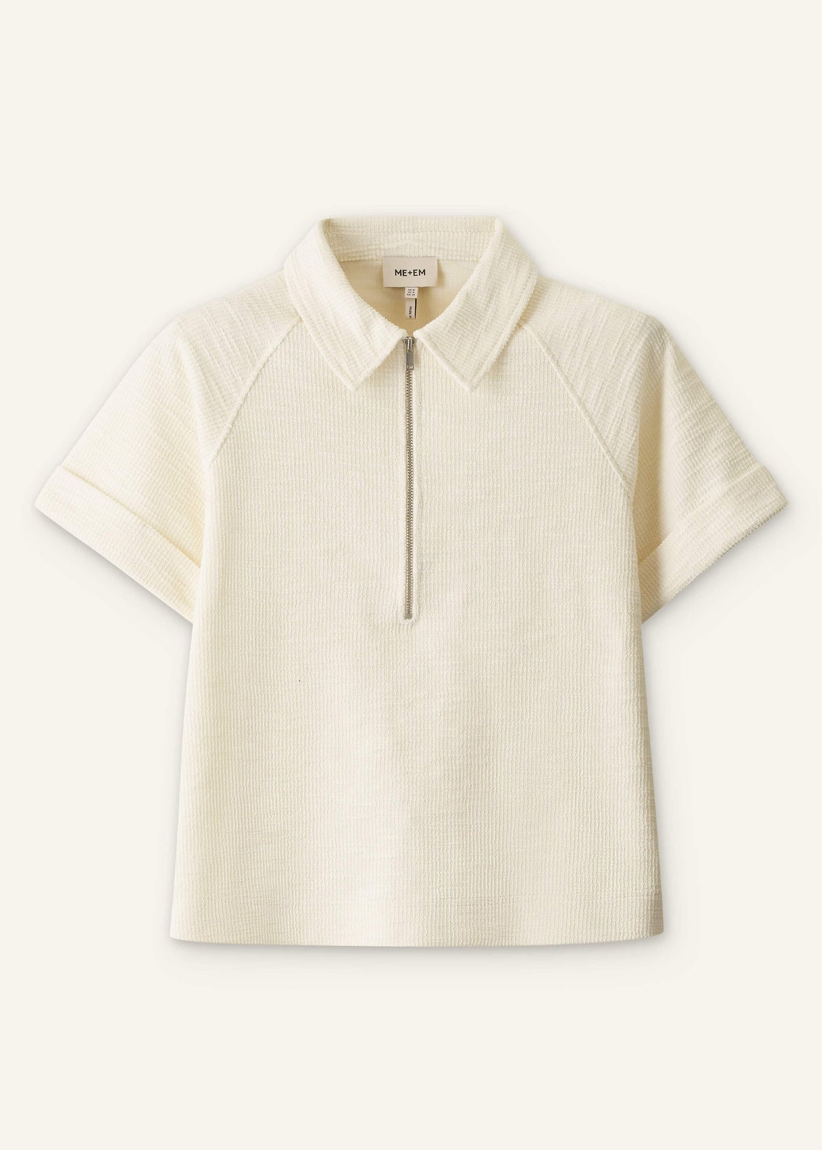 Cream Polo Swing Top | ME+EM Clothing