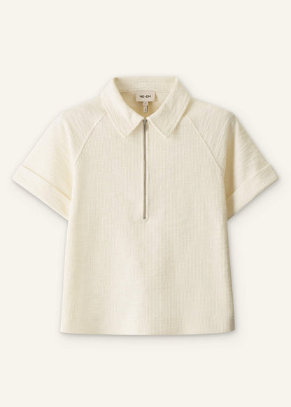 Cream Polo Swing Top | ME+EM Clothing