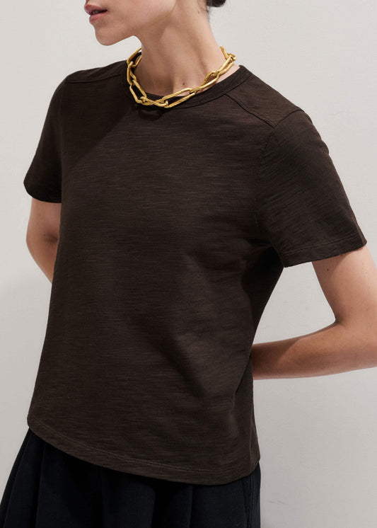 Brown Warm Touch Tee | ME+EM Clothing