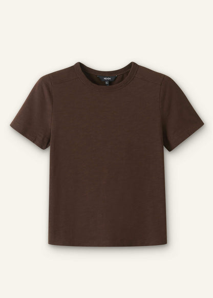 Brown Warm Touch Tee | ME+EM Clothing