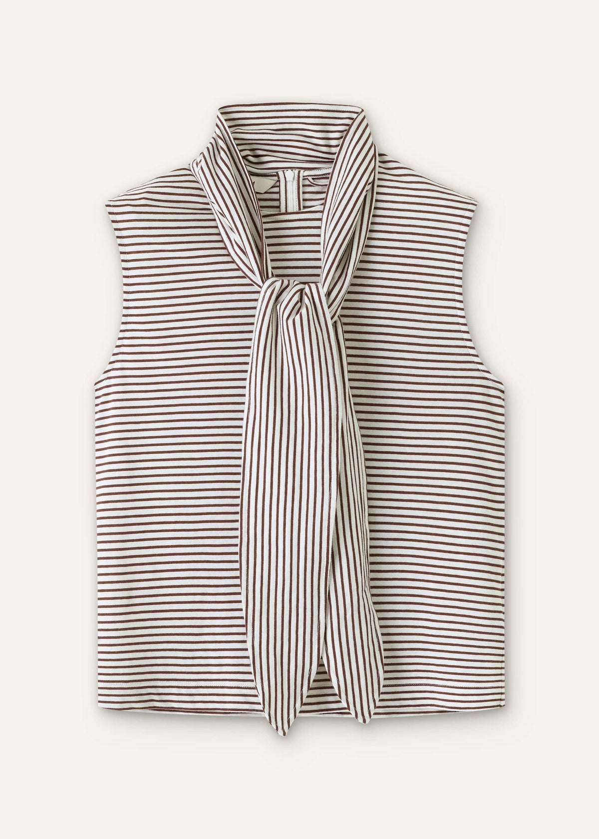 Brown Scarf Neck Tank | ME+EM Clothing