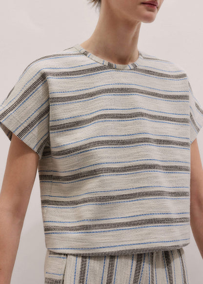 Cream Stripe Tee | ME+EM Clothing