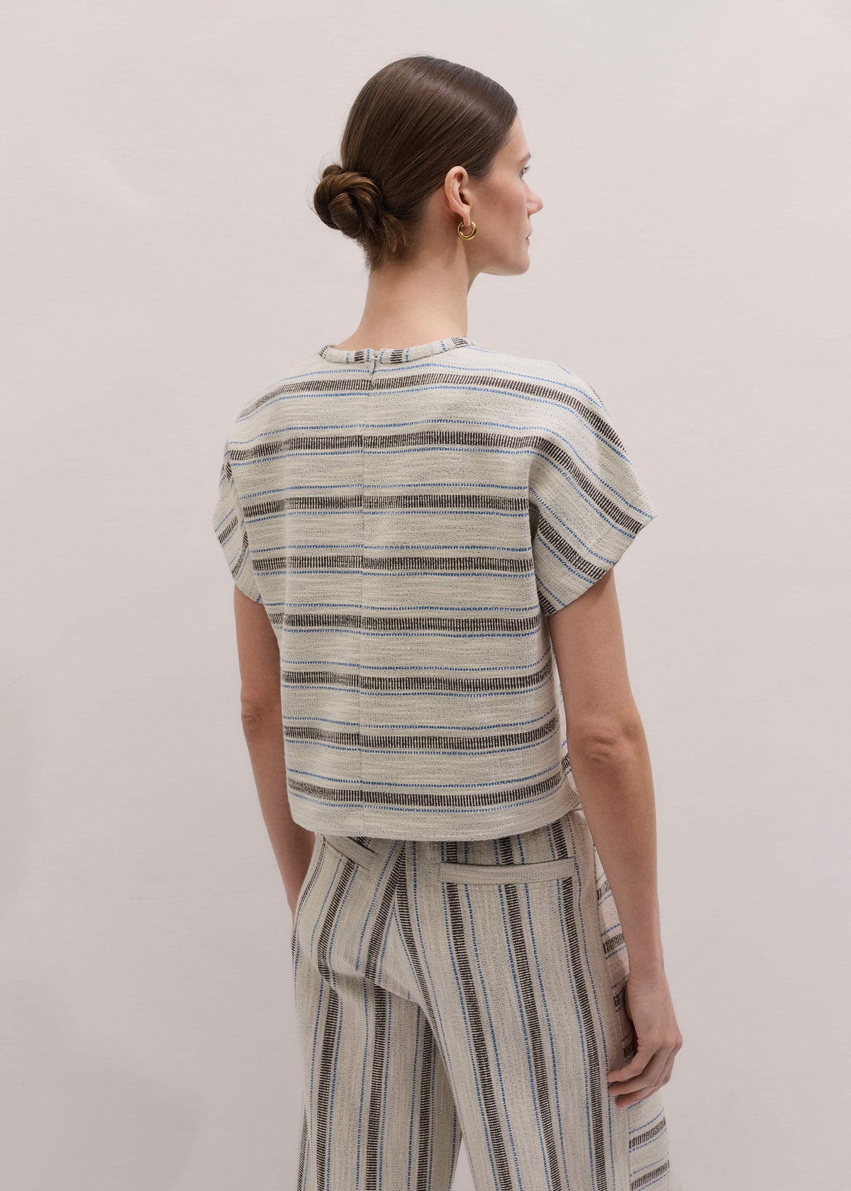 Cream Stripe Tee | ME+EM Clothing
