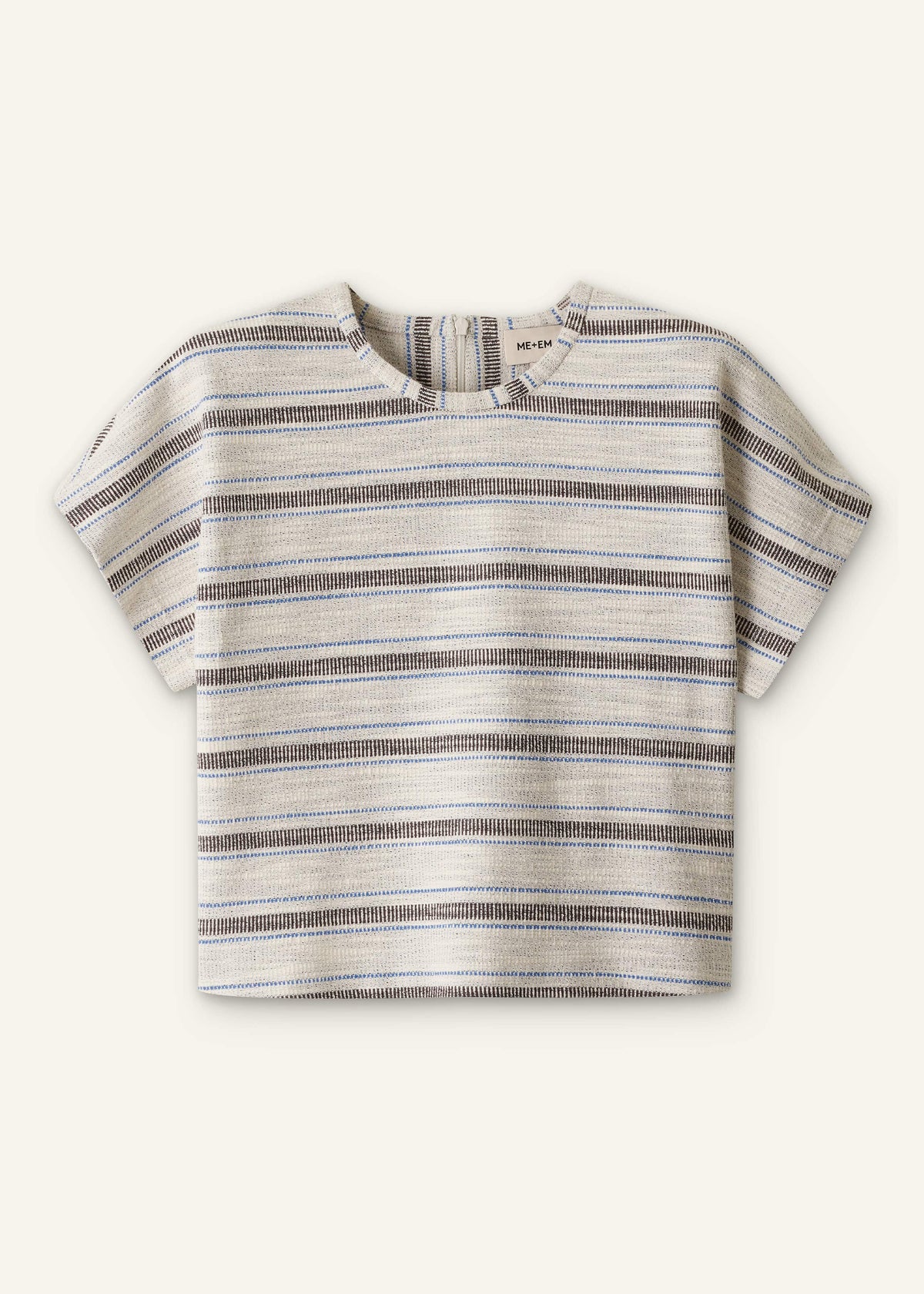 Cream Stripe Tee | ME+EM Clothing