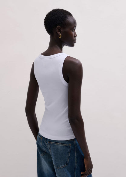 White Ultimate Crew Neck Tank | ME+EM Clothing