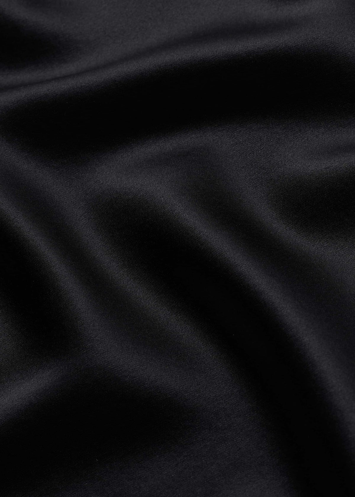 Black Silk Satin Evening Tank Top | ME+EM Clothing