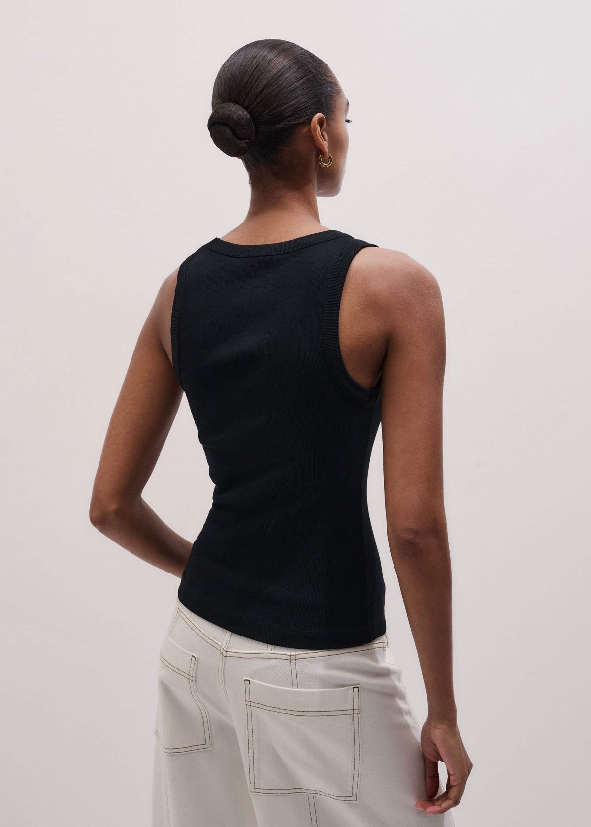 Black Ultimate V-Neck Vest | ME+EM Clothing
