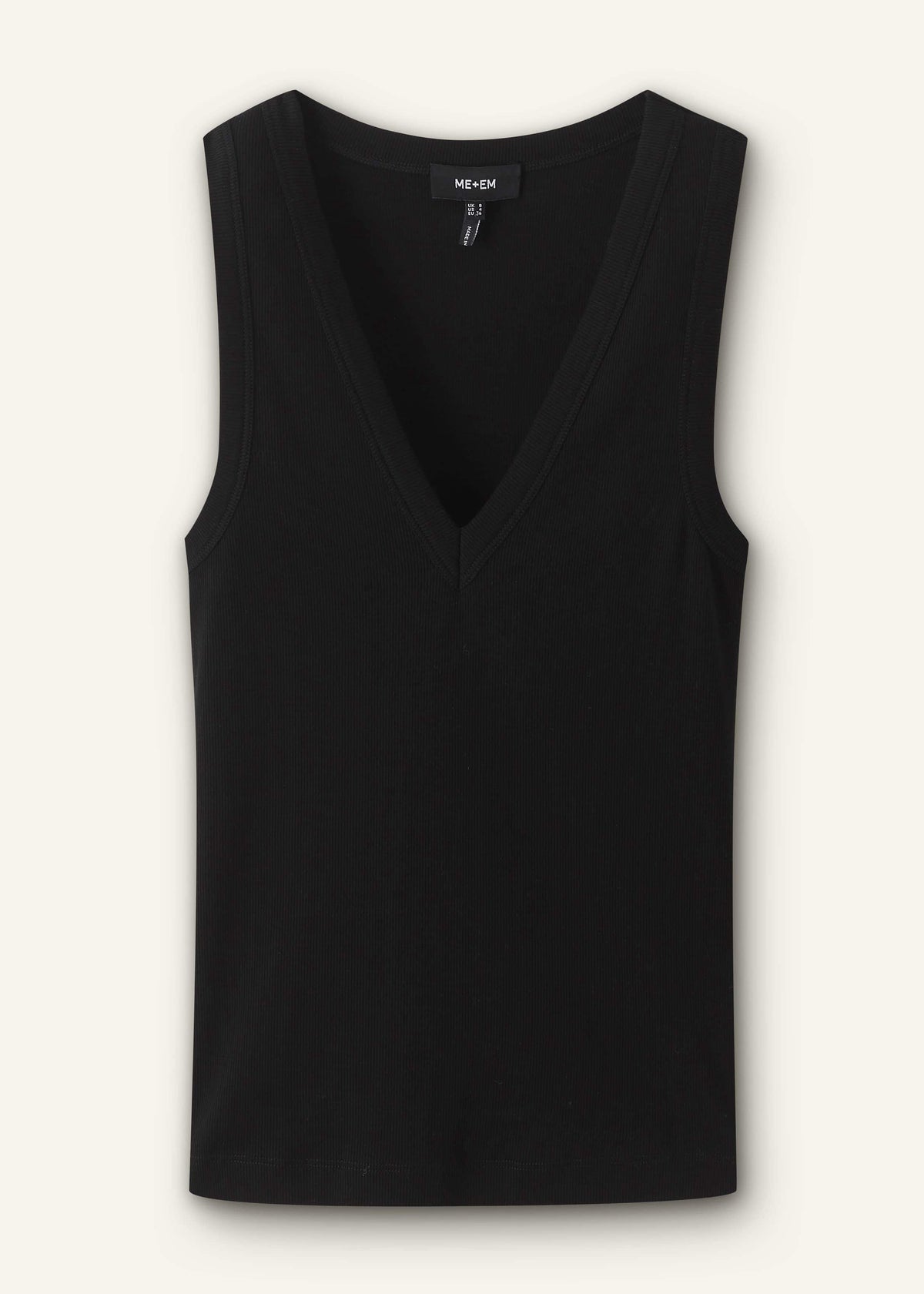 Black Ultimate V-Neck Vest | ME+EM Clothing
