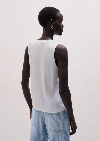 White Racerback Swing Top | ME+EM Clothing