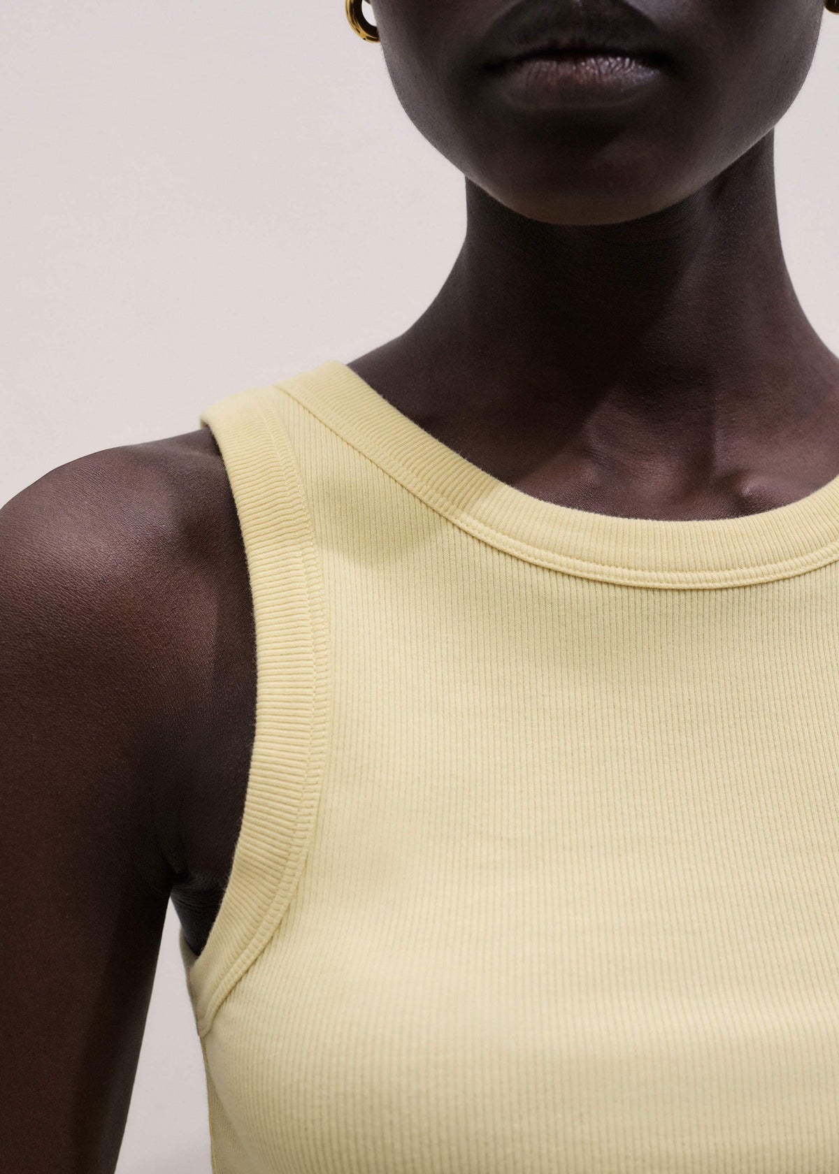 Lemon Yellow Perfect Basic Vest | ME+EM Clothing