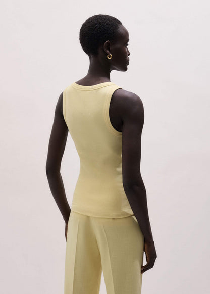 Lemon Yellow Perfect Basic Vest | ME+EM Clothing
