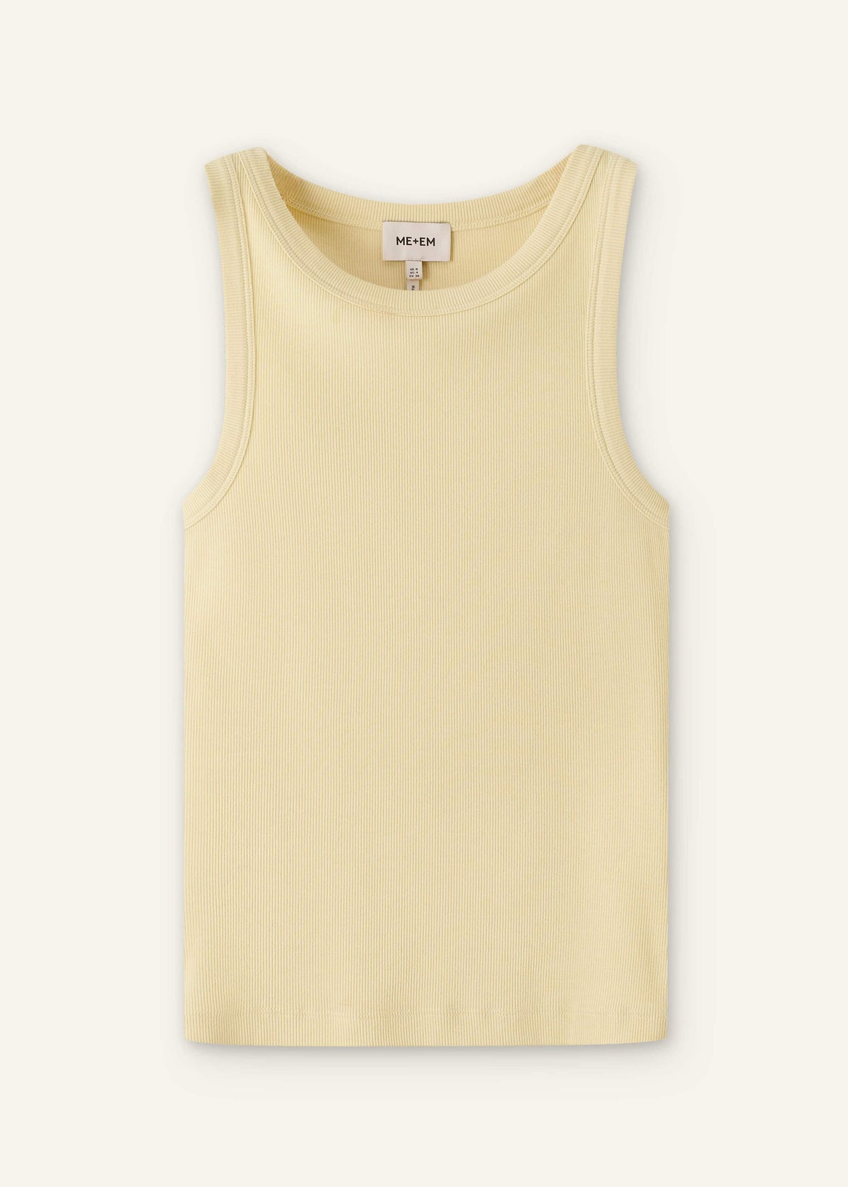 Lemon Yellow Perfect Basic Vest | ME+EM Clothing