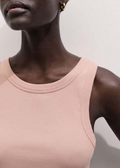 Blush Pink Perfect Basic Vest | ME+EM Clothing