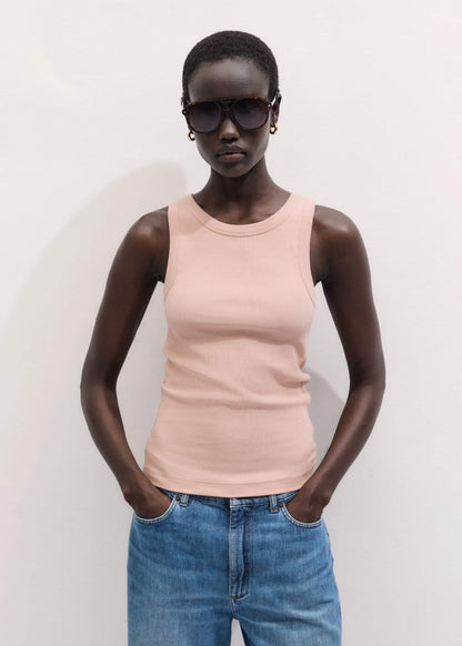 Blush Pink Perfect Basic Vest | ME+EM Clothing