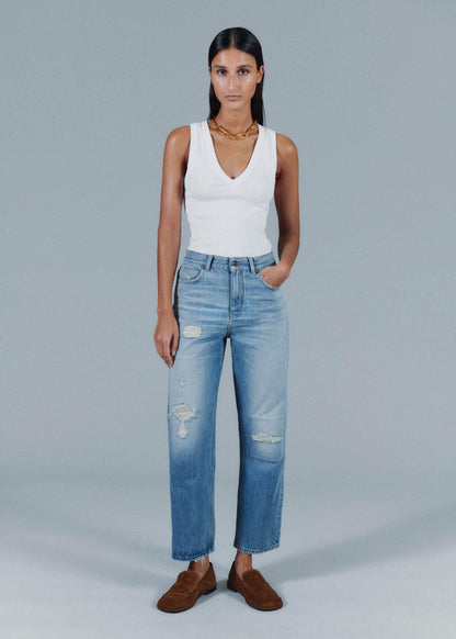 White Ultimate V-Neck Vest | ME+EM Clothing