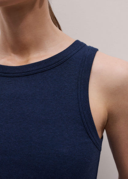 Navy Ultimate Crew Neck Perfect Basic Tank | ME+EM Clothing