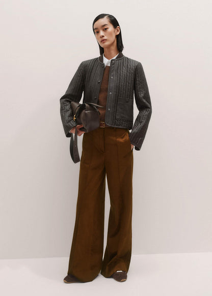 Brown Straight Sweater Vest | ME+EM Clothing