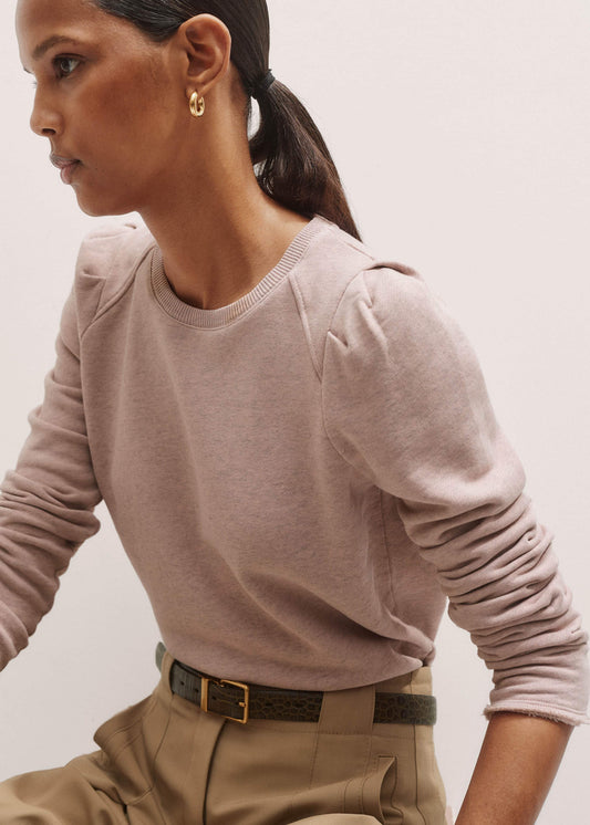 Pink Raw Edge Feminine Sweatshirt | ME+EM Clothing