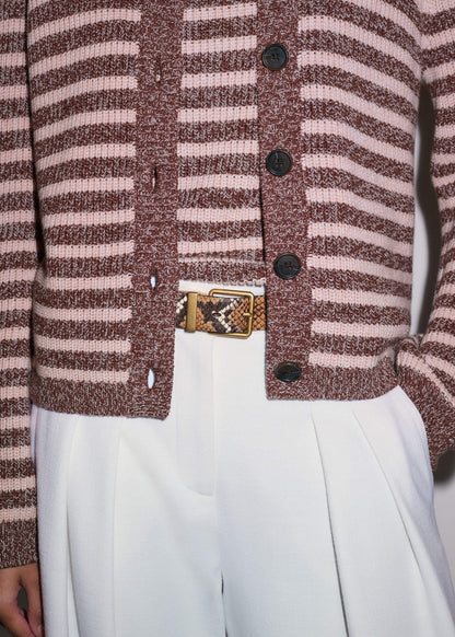 Cinnamon Brown Straight Cardigan | ME+EM Clothing