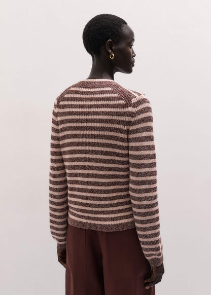 Cinnamon Brown Straight Cardigan | ME+EM Clothing