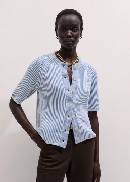 Blue Soft Touch Cardigan | ME+EM Clothing