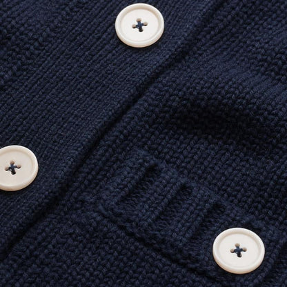 Navy Straight Crop Vest | ME+EM Clothing