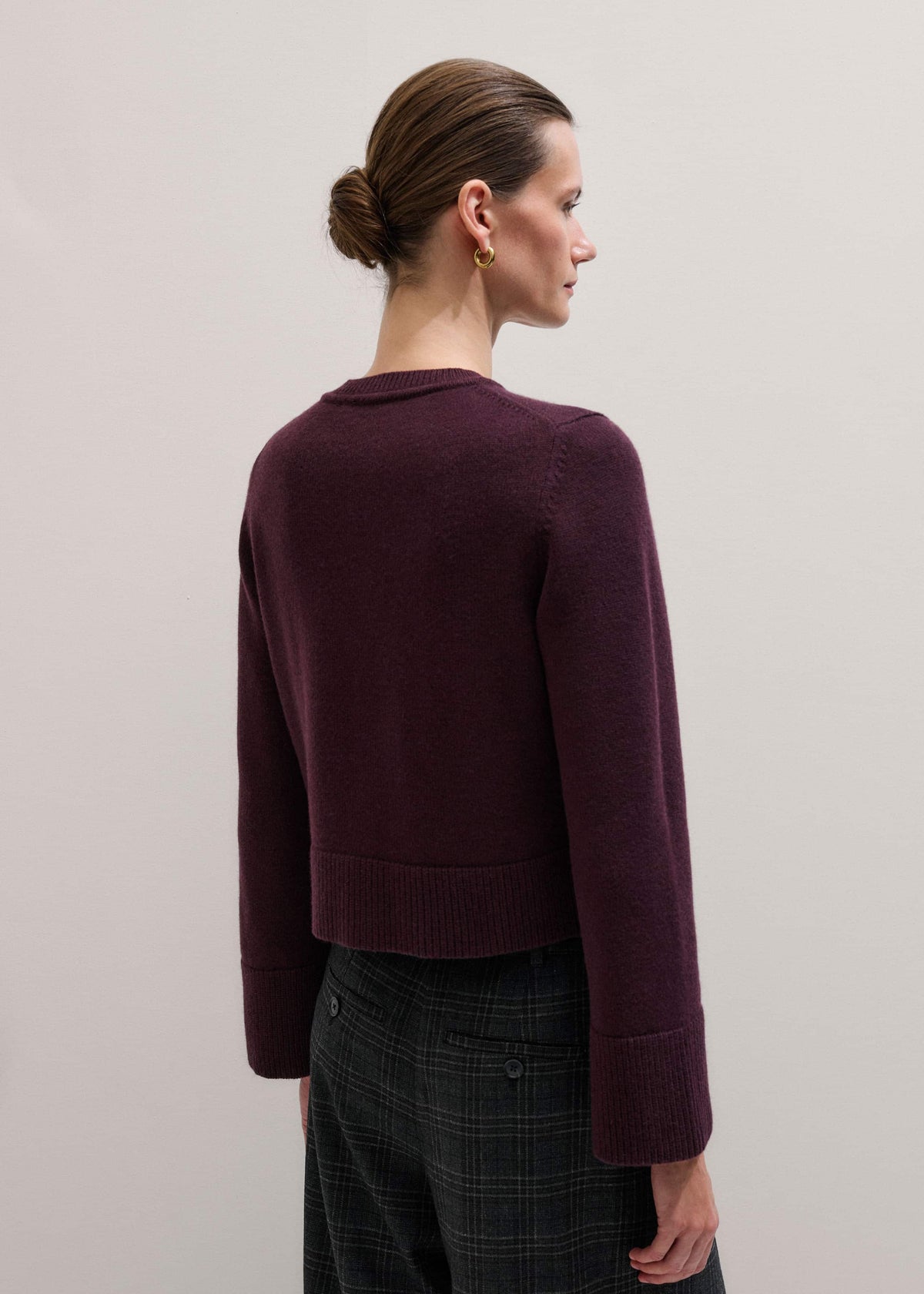 Red Button-Through Straight Cardigan | ME+EM Clothing