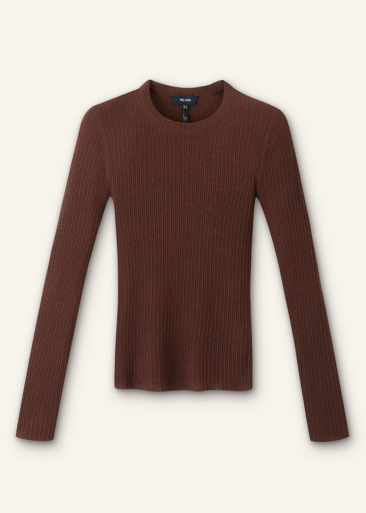 Brown Barely There Sweater | ME+EM Clothing