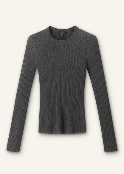 Gray Barely There Sweater | ME+EM Clothing