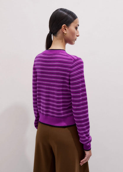 Textured Stripe Straight Sweater | ME+EM Clothing
