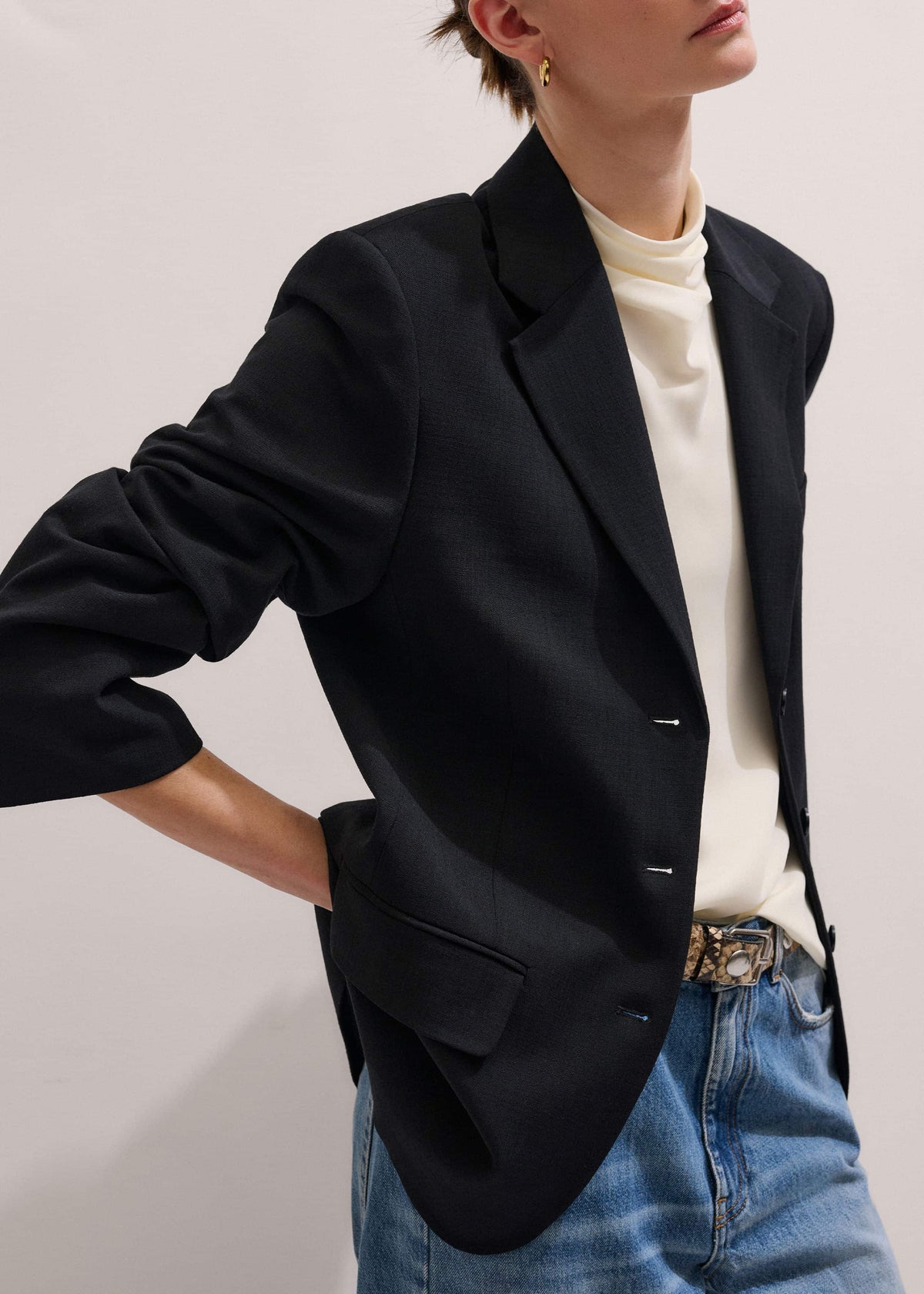 Black Icon Oversized Blazer | ME+EM Clothing
