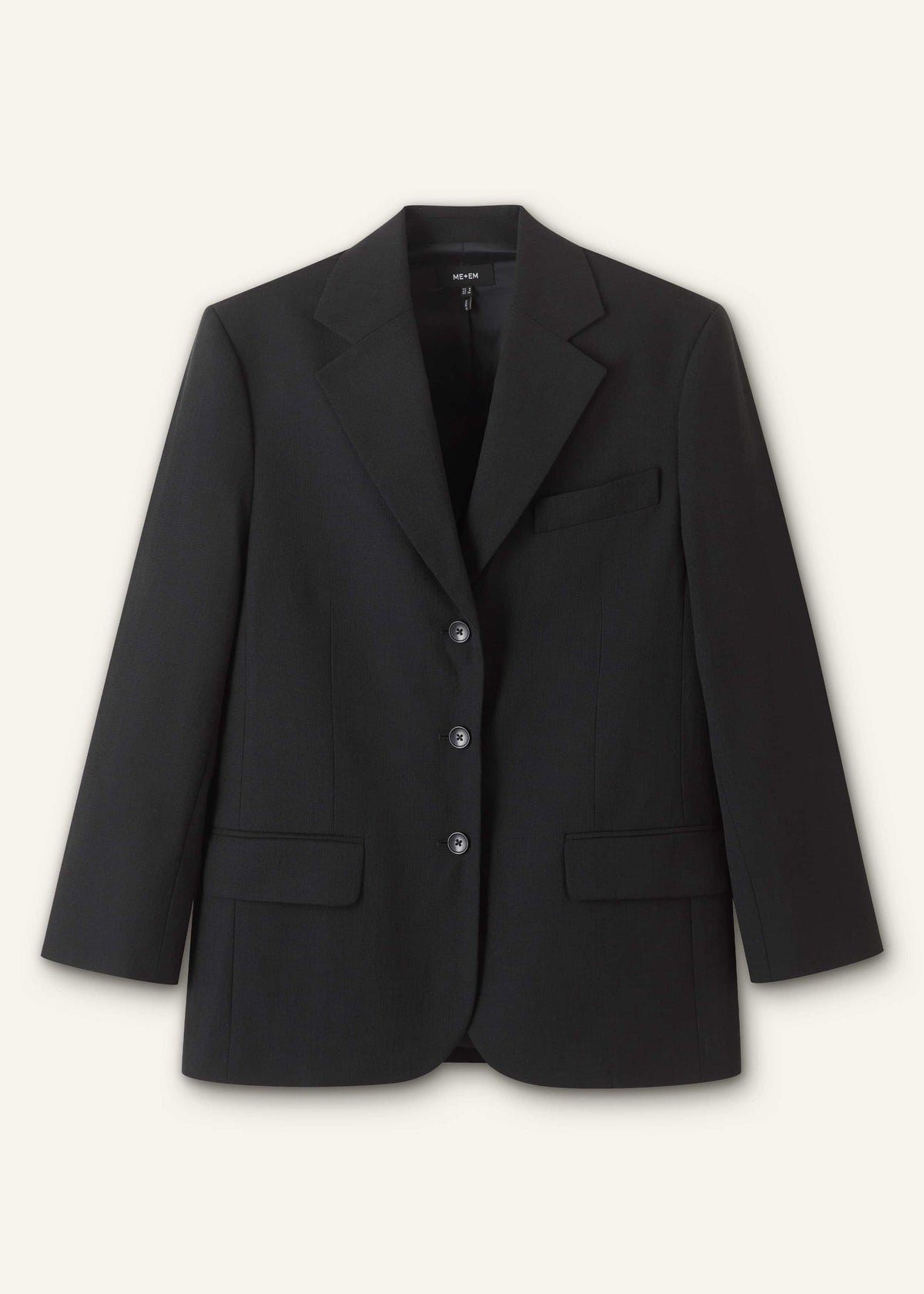 Black Icon Oversized Blazer | ME+EM Clothing
