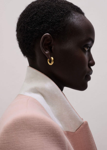 Pink Sharp Shoulder Blazer | ME+EM Clothing