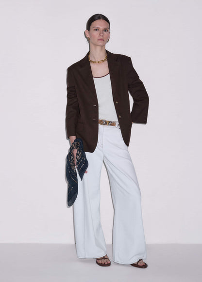 Brown Summer Oversized Blazer | ME+EM Clothing