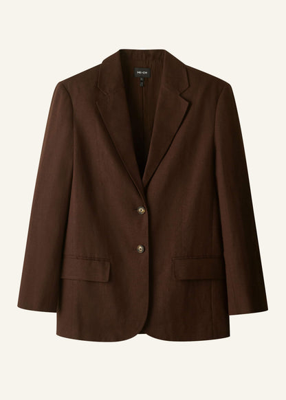 Brown Summer Oversized Blazer | ME+EM Clothing