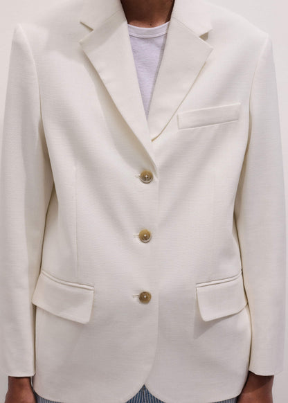 Ivory Icon Intelligently Oversized Blazer | ME+EM Clothing