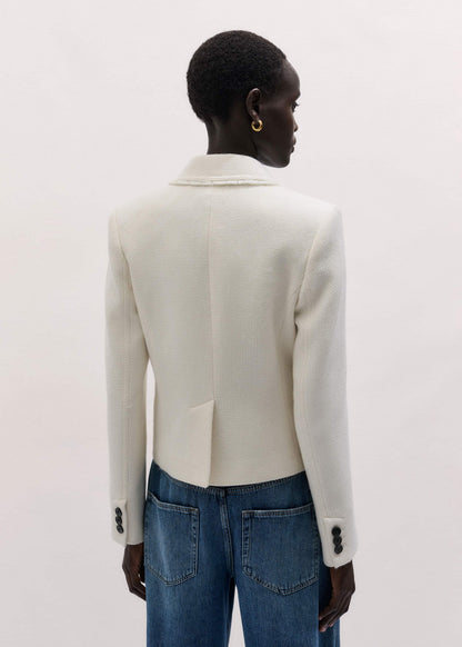 Ivory AM-PM Fitted Blazer | ME+EM Clothing