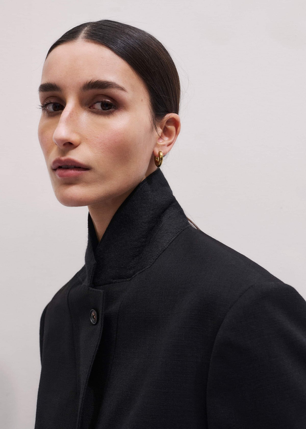 Black Icon Intelligently Oversized Short Blazer | ME+EM Clothing