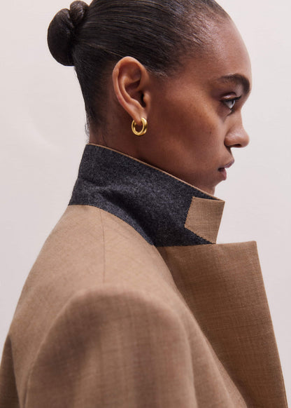 Brown Icon Oversized Blazer | ME+EM Clothing