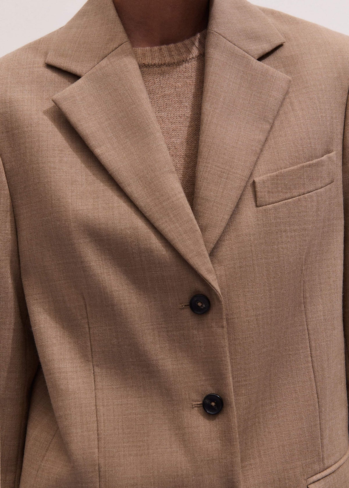 Brown Icon Oversized Blazer | ME+EM Clothing