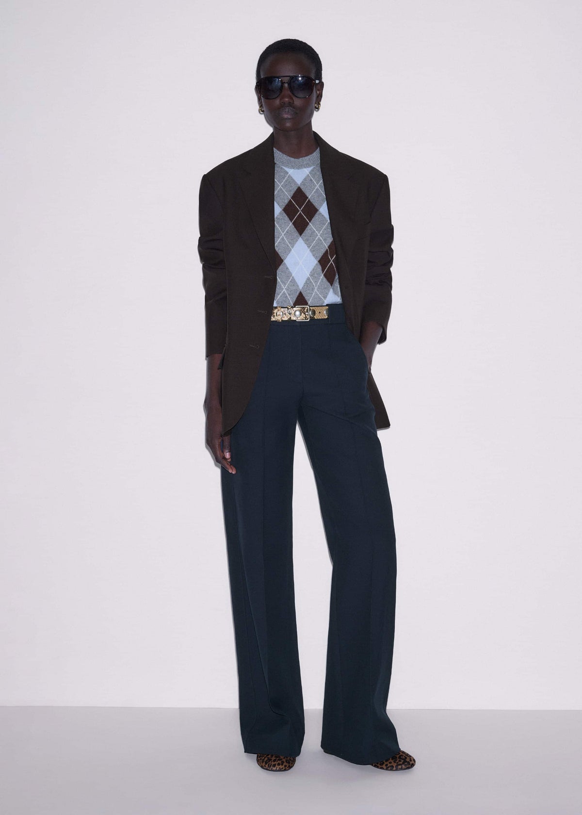 Brown Icon Intelligently Oversized Blazer | ME+EM Clothing