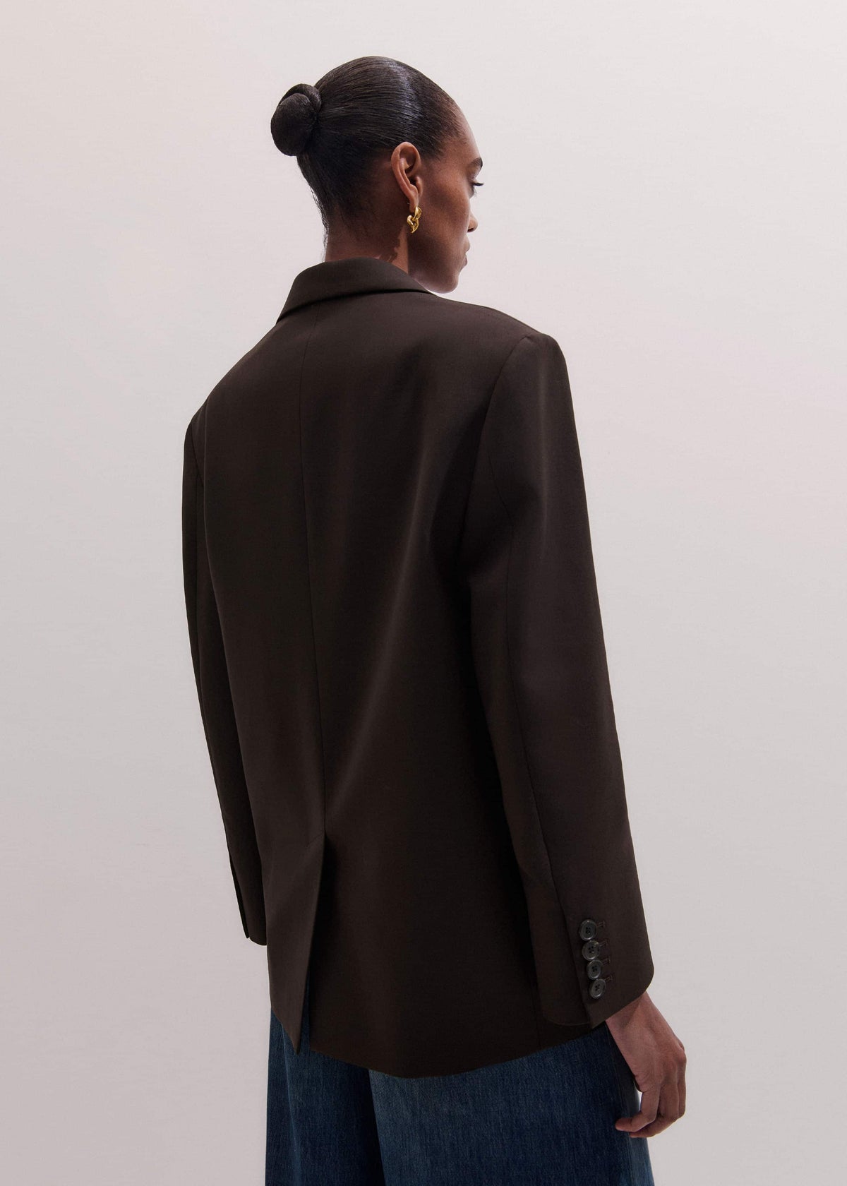 Brown Icon Intelligently Oversized Blazer | ME+EM Clothing