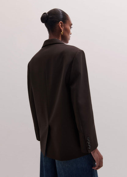Brown Icon Intelligently Oversized Blazer | ME+EM Clothing