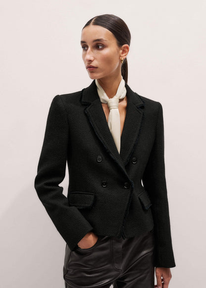 Black AM-PM Fitted Blazer | ME+EM Clothing