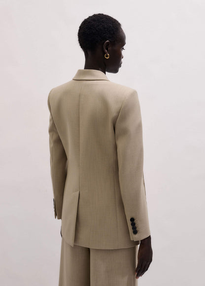 Sand Slim Contour Blazer | ME+EM Clothing
