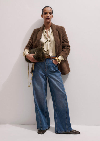 Brown Teddy Luxe Blazer | ME+EM Clothing