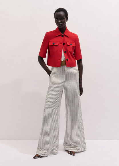 Red Box Crop Jacket | ME+EM Clothing