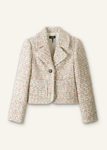 Cream Heritage Crop Jacket | ME+EM Clothing