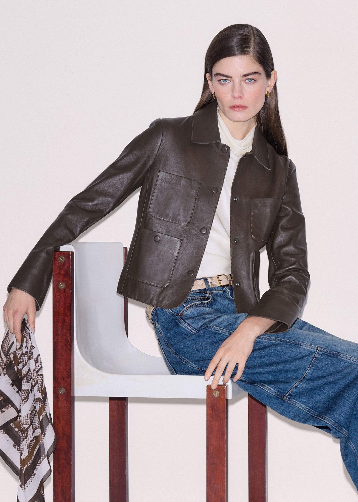 Brown Patch Pocket Jacket | ME+EM Clothing