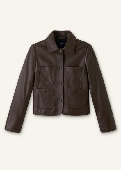 Brown Patch Pocket Jacket | ME+EM Clothing